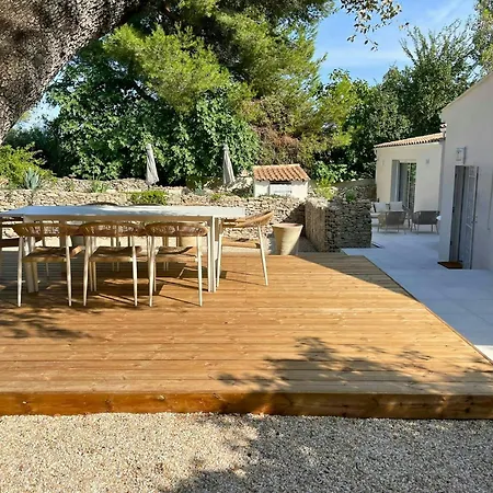 Mazet With Pool In Garrigue *